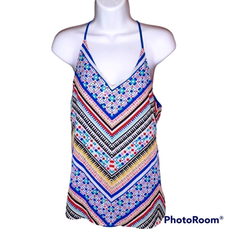 Aztec Print Tank Top 